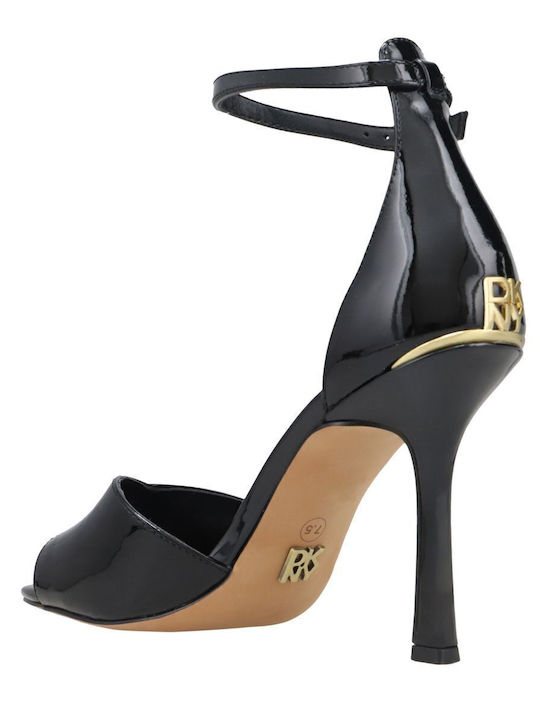 Flossie Leather Sandals Black