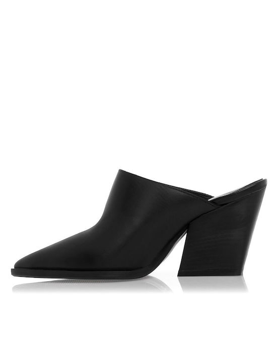 Sante Day2day Heel Leather Mules Black