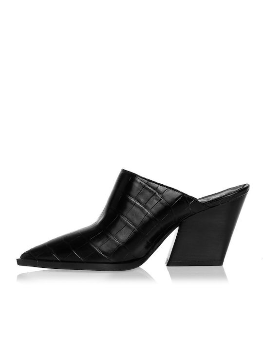 Sante Day2day Chunky Heel Mules Black