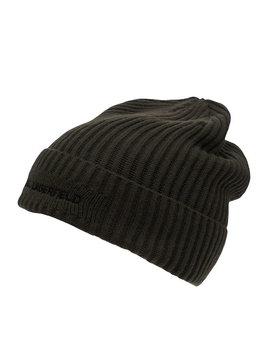 Beanie Ανδρικός Σκούφος Πλεκτός σε Πράσινο χρώμα