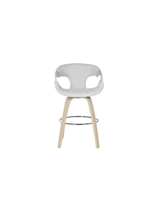 Stool Bar Wooden Grey 55.5x52.5x92.5cm