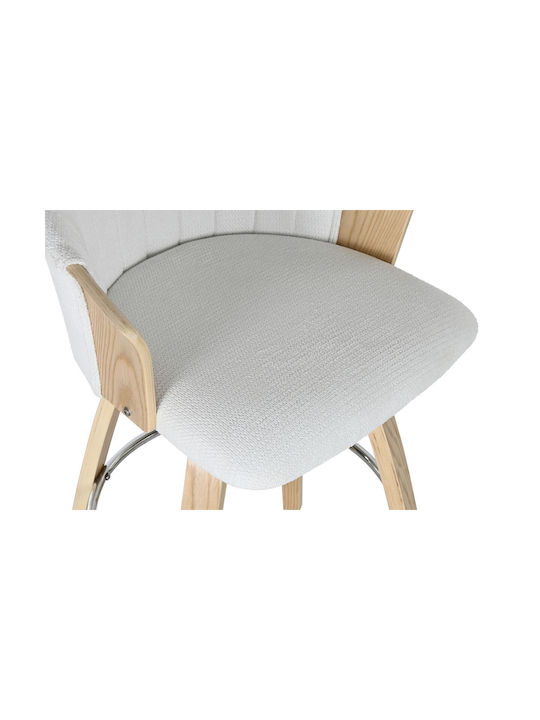 Stool Bar Wooden White 86x58x56cm