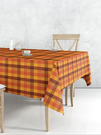 Sette Colori Tablecloth Stain Resistant 6997 Orange 140x220cm