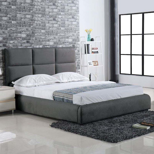 Maxim Κρεβάτι King Size για Στρώμα 180x200cm Γκρι Maxim Κρεβάτι King Size για Στρώμα 180x200cm Γκρι
