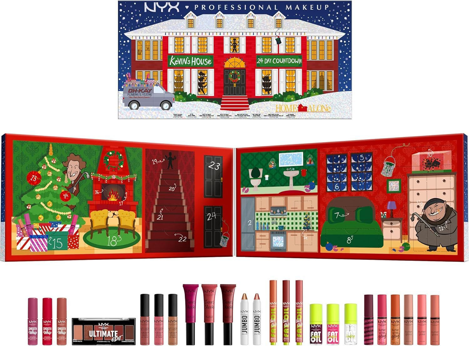 Nyx Professional Makeup Home Alone Set de machiaj Calendar Advent
