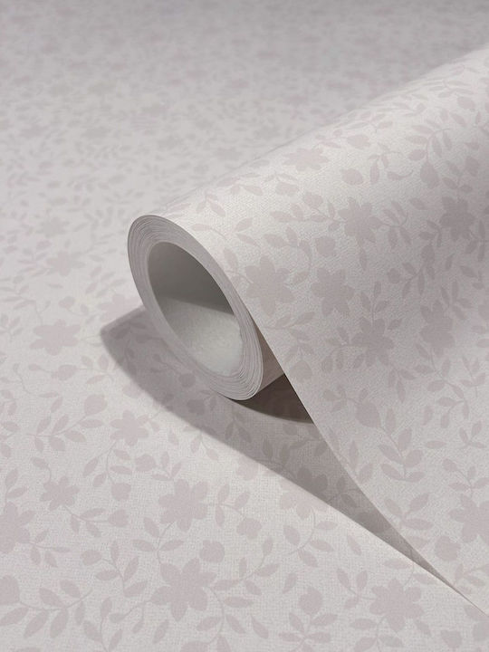 Beige Floral Wallpaper 47644 0.53cm X 10.05m