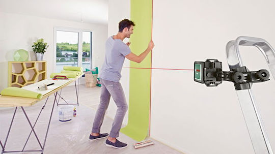 Bosch Quigo III Linear Laser-Wasserwaage 1.5V mit Arbeitsbereich 10m