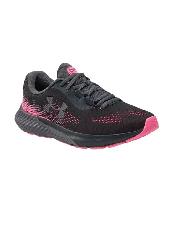 Under Armour Charged Rogue 4 Sport Shoes Running Black-pink