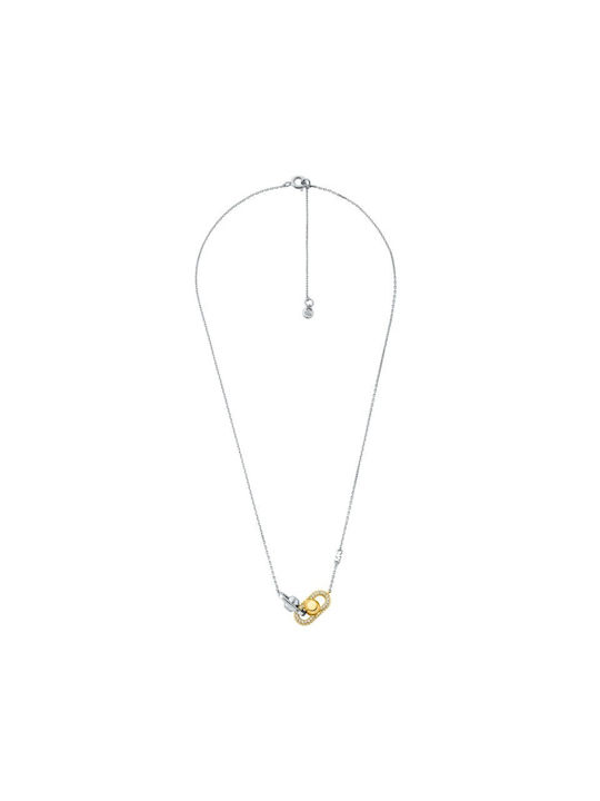 Michael Kors Necklace from Silver with Pearls & Zircon