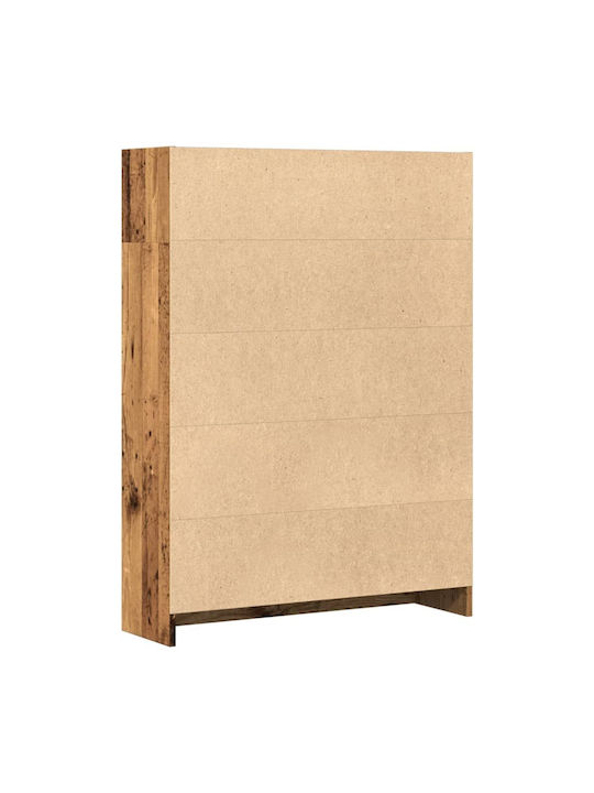 Βιβλιοθήκη Καφέ 80x24x109εκ.