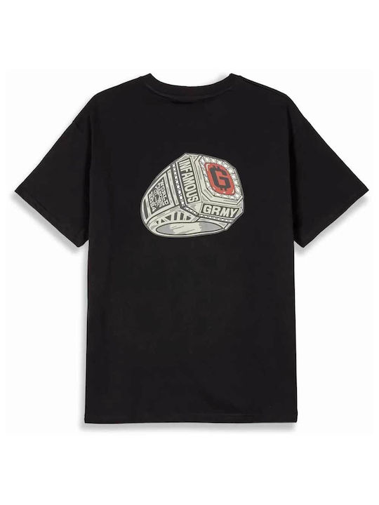 Grimey Men's Short Sleeve T-shirt Black