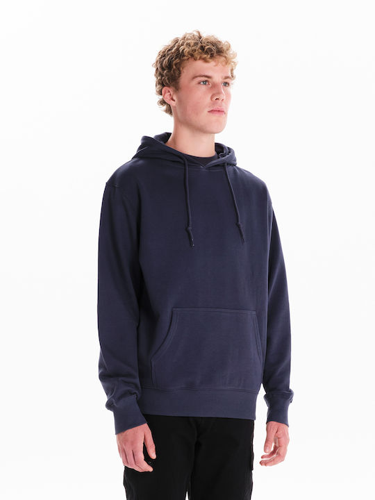 Emerson Sweatshirt Fleece with Hood Gray