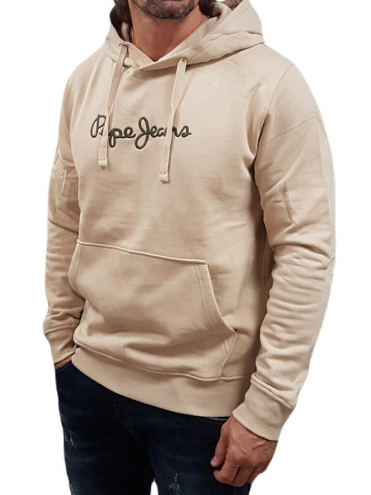 Drop 2 Sweatshirt with Hood Concrete Beige, Ecru