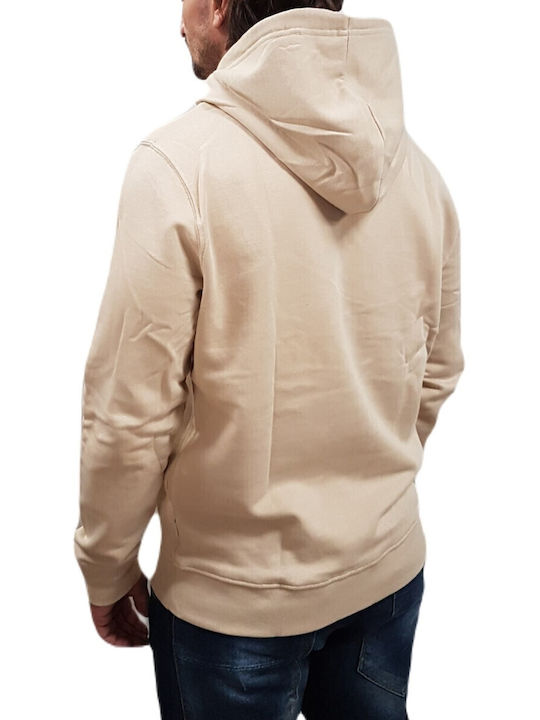 Drop 2 Sweatshirt with Hood Concrete Beige, Ecru