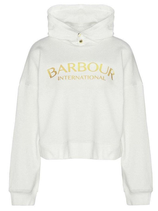 Barbour Women's Hooded Sweatshirt Off White