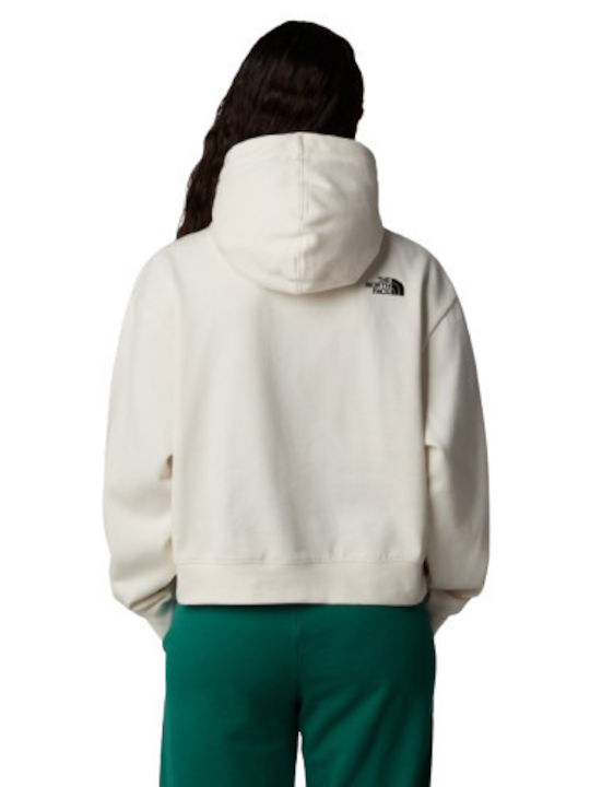 The North Face Women's Cropped Hooded Sweatshirt White