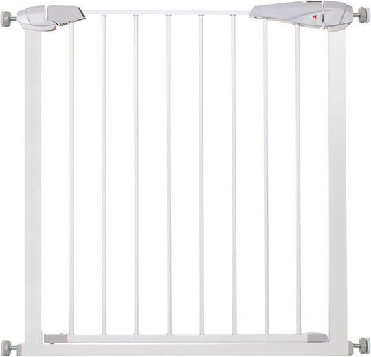 Security Door made of Metal in White Color 85εκ. 1pcs