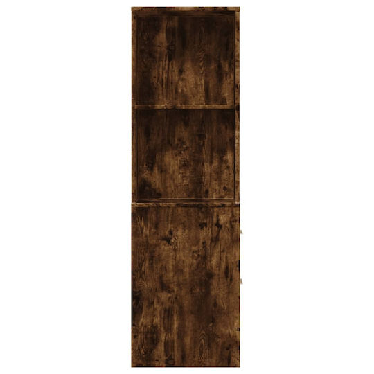vidaXL Στήλη Μπάνιου Τοίχου Μ22xΒ41xΥ135cm Δρυς