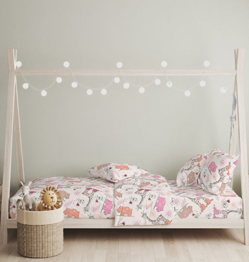 Cokitex Σετ Μονά Pink 165x270cm Cokitex Σετ Μονά Pink 165x270cm