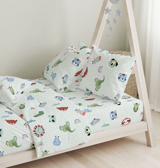 Cokitex Σετ Μονά Oasis Green 165x270cm Cokitex Σετ Μονά Oasis Green 165x270cm