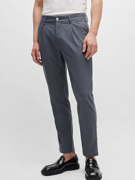 Hugo Boss Men's Trousers Elastic Gray