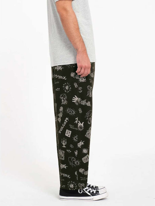 Keutchi Trousers in Loose Fit Black