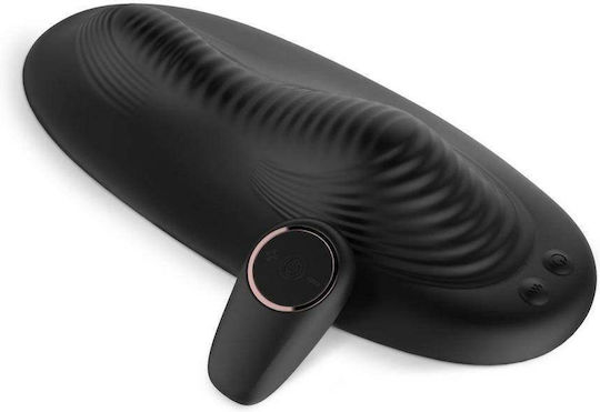 Easytoys Διπλός Δονητής με Απομακρυσμένο Έλεγχο 24cm Μαύρος