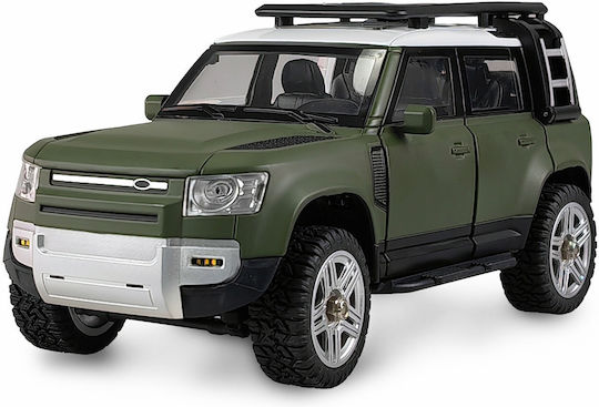 Mic Land Rover Defender Nou Controlat de la Distanță Caroserie Metalică Simulare Completă Controler de Viteză Analogic Luminile Ușilor Deschise Sg Pinecone Forest 2402