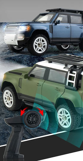 Mic Land Rover Defender Nou Controlat de la Distanță Caroserie Metalică Simulare Completă Controler de Viteză Analogic Luminile Ușilor Deschise Sg Pinecone Forest 2402