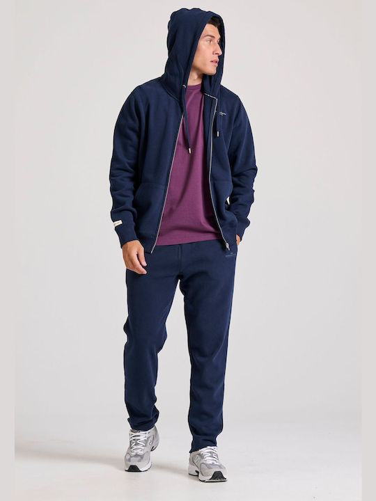 Funky Buddha Men's Sweatpants Navy Blue