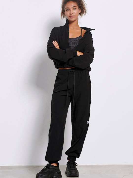 Sweatpants with Elastic Black