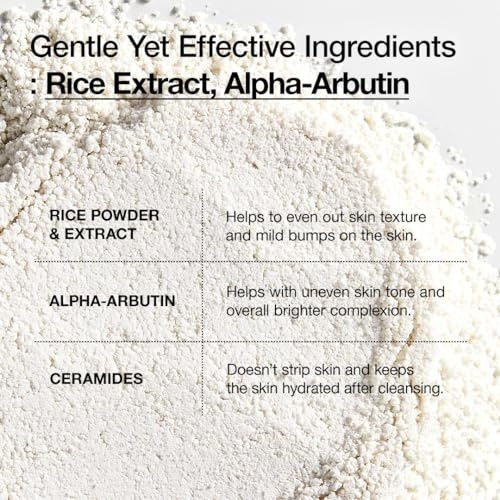 Anua Rice Enzyme Brightening Cleansing Powder Face Cleansing Product for Acne-prone Skin 40gr