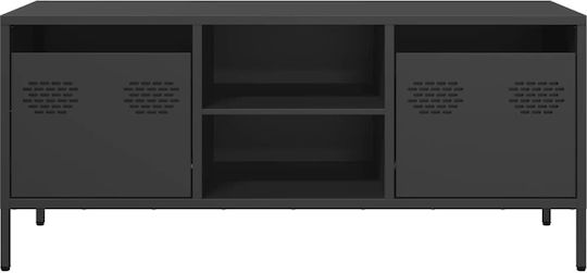 Metal TV Stand Black M101.5xD39xH43.5cm