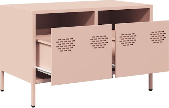 Έπιπλο Τηλεόρασης Μεταλλικό Ροζ Μ68xΠ39xΥ43.5cm