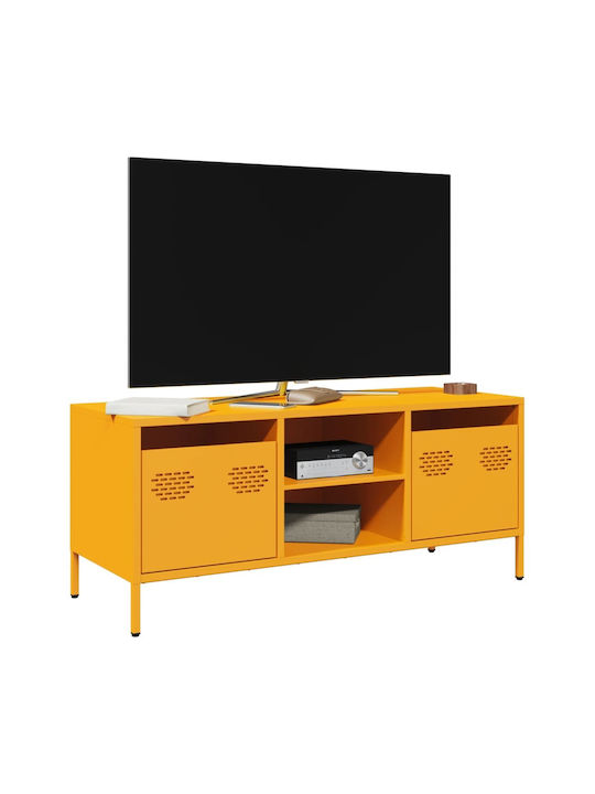 TV-Ständer Metall Senfgelb M101.5xP39xH43.5cm