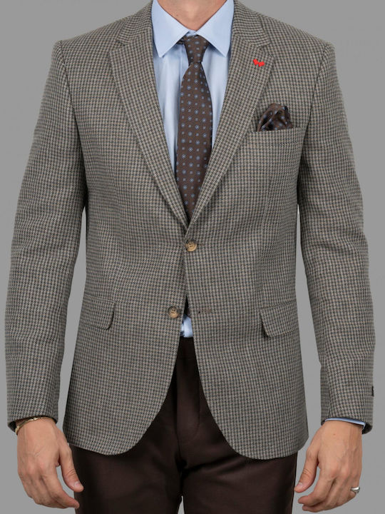 Dezign Men's Suit Jacket Beige