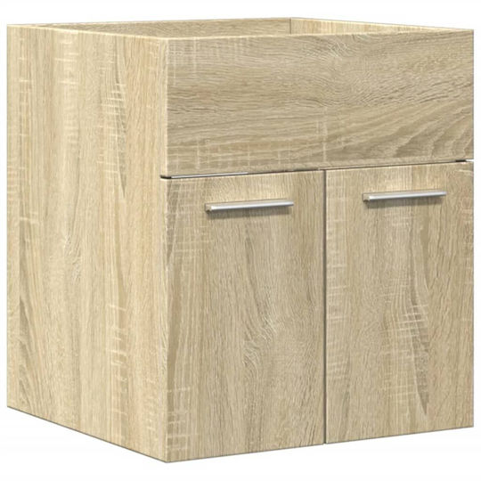 vidaXL Countertop without Sink with Mirror L41xW46xH38.5cm Coffee