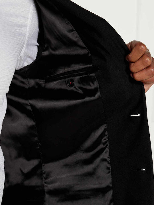 Arti232x Men's Suit Jacket Slim Fit Black