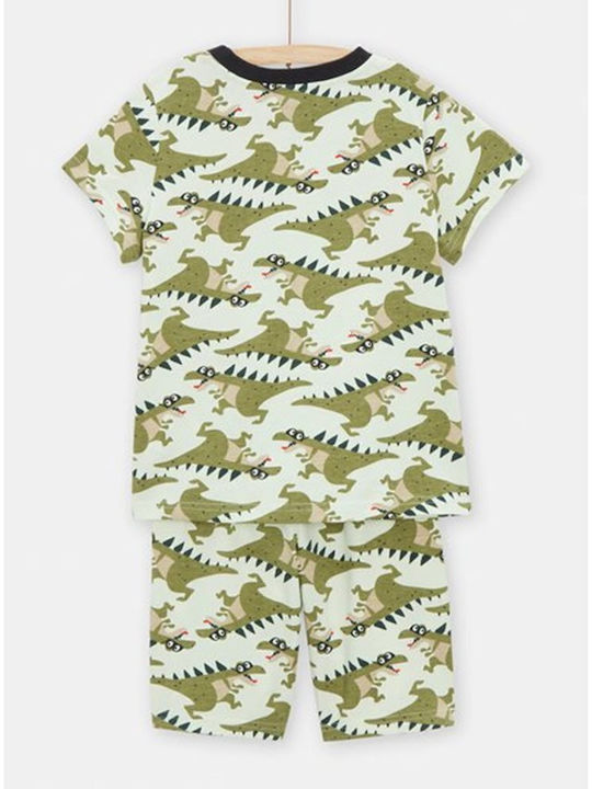 Kids' Set with Shorts Summer 2pcs Green