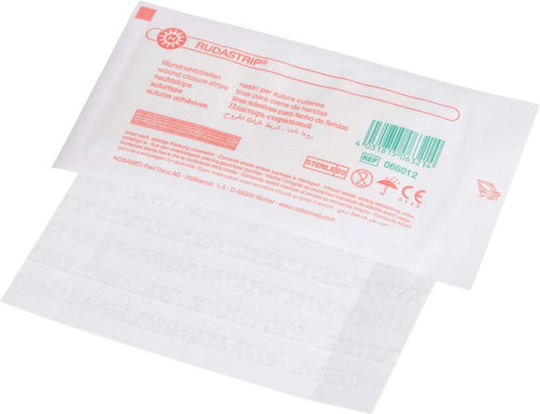 Rudastrip Wound Suture Strips 13mm X 100mm 1 Envelope 6 Strips