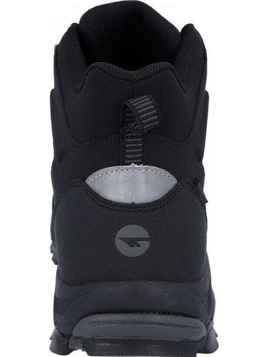 Hi-Tec Jackdaw Mid Men's Hiking Waterproof Black Boots
