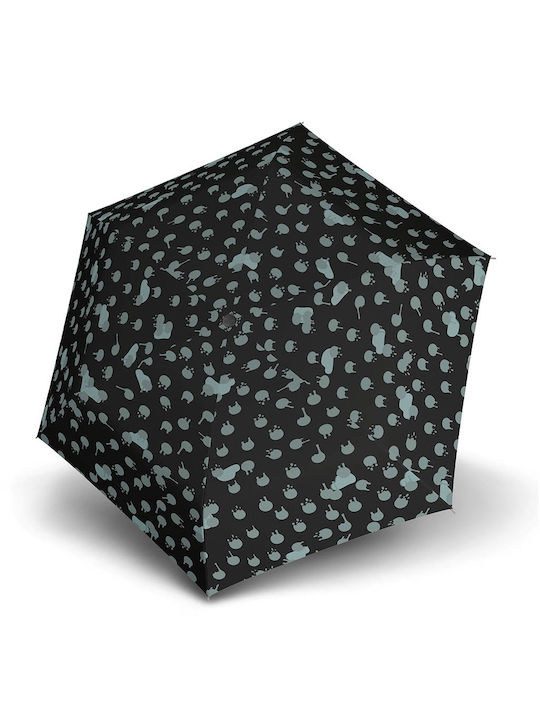 Knirps U Series Folding Automatic Umbrella Compact Black