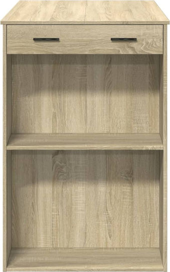 Бар Маса Дървена Сонома Дъб 102x70x103.5см