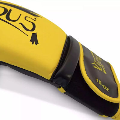 Olympus Sport Boxing Competition Gloves Yellow