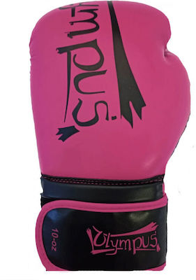 Olympus Sport Boxing Competition Gloves Pink