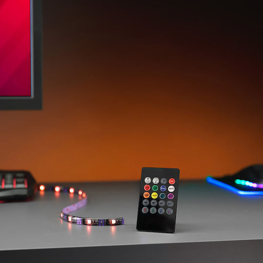 The Source LED Strip TV USB 5V 5m with Power Supply & Remote Control