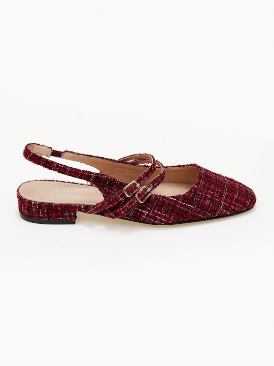 Issue Fashion Pantofi cu toc Burgundy