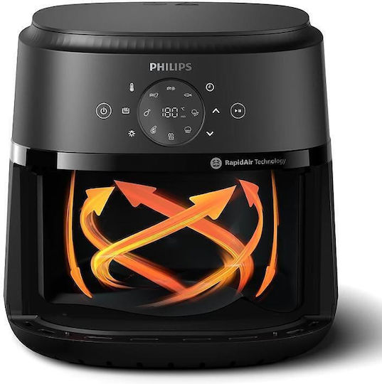 Philips Air Fryer 6.2lt Μαύρο NA230/00