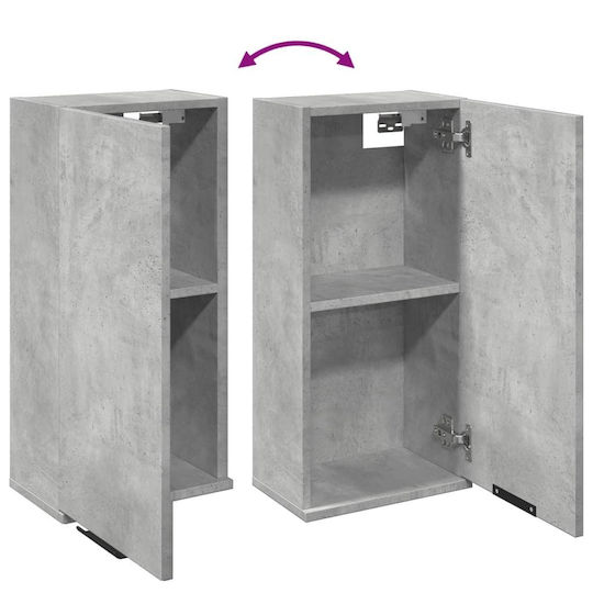 vidaXL Bathroom Cabinet L32xW20xH67cm Gray