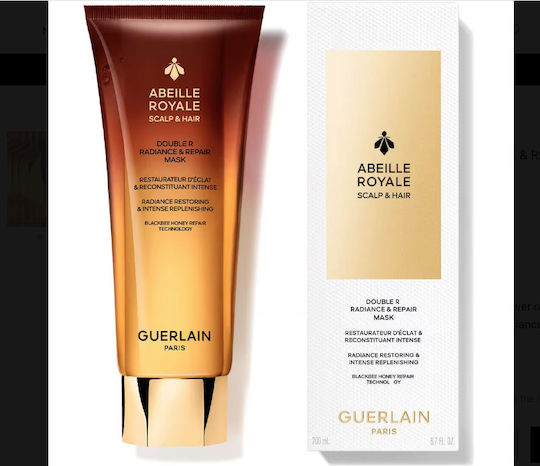 Guerlain Abeille Royale Mască Reparatoare Iluminatoare pentru Scalp și Păr 200 ml